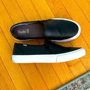 Keds Black slip on sneakers